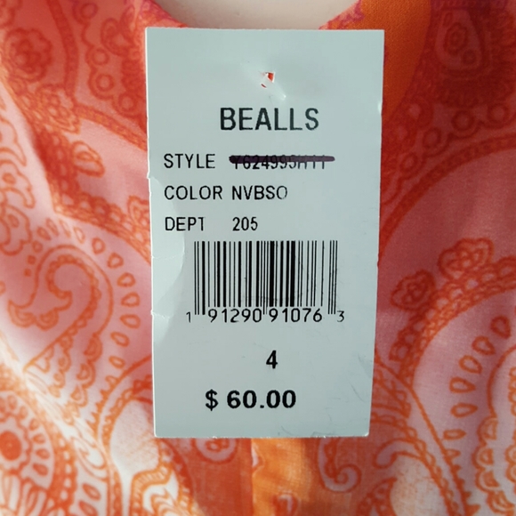 NWT Rabbit Rabbit Rabbit flirty neck ombre dress - Picture 6 of 8